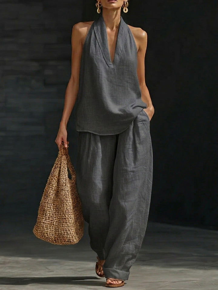 Zoe™ | Sleeveless Top and Wide-Leg Set