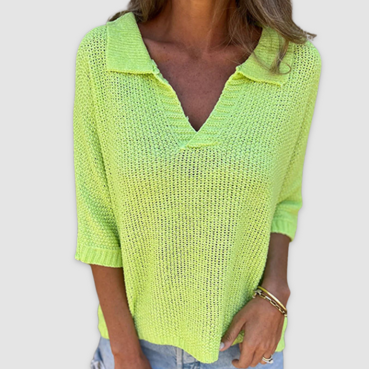 Lucy™ | Elegant V-Neck Top