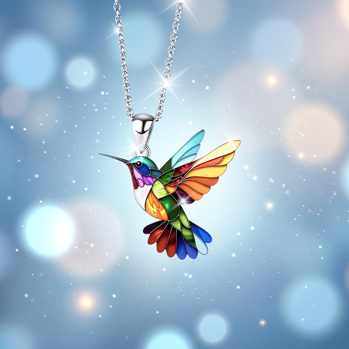 Claire | Hummingbird Pendant Necklace