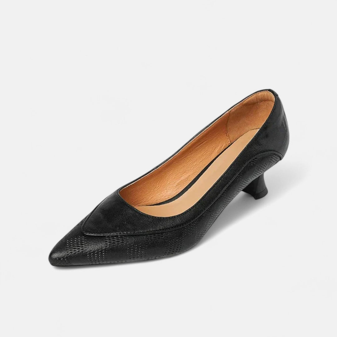 Amara | Leather Heels