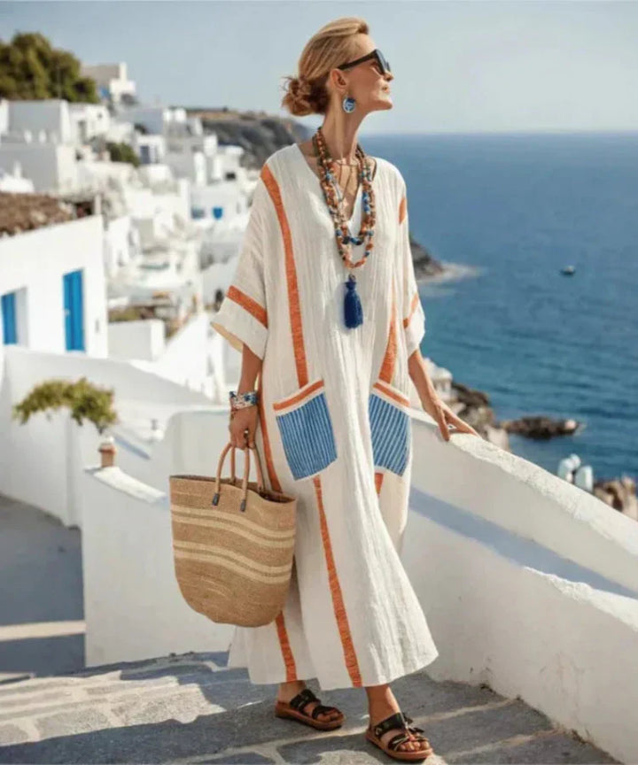 Vera™ Coastal flow Dress | Breezy Maxi for Warm Days