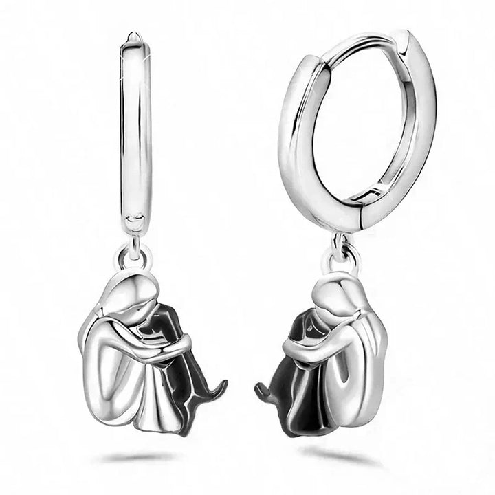 Poppy | Earrings with Dog Icon (Round Closure)