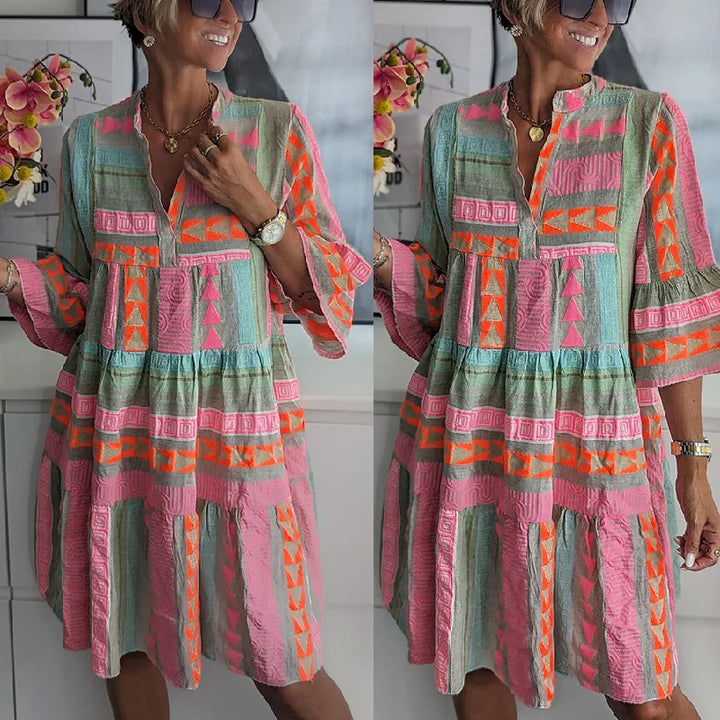 Faith | V-neck Midi Dress