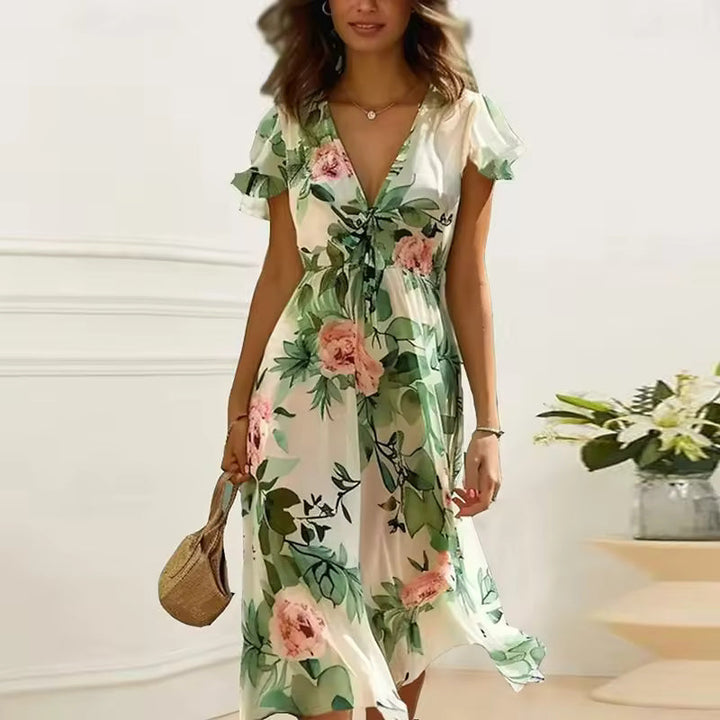 Ariella | Floral Breeze Midi Dress