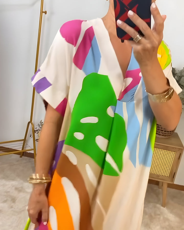 Arianna | Abstract Print Dress