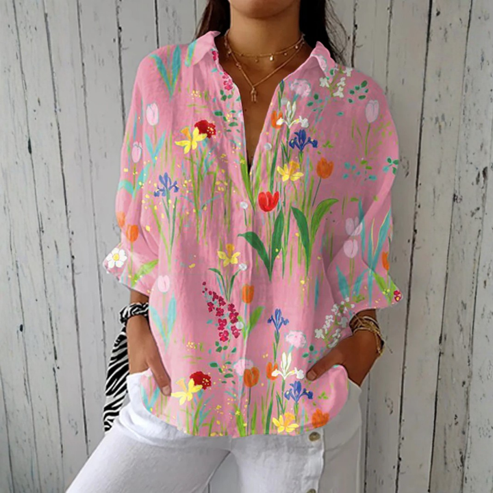 Holly blouse - Spring Garden