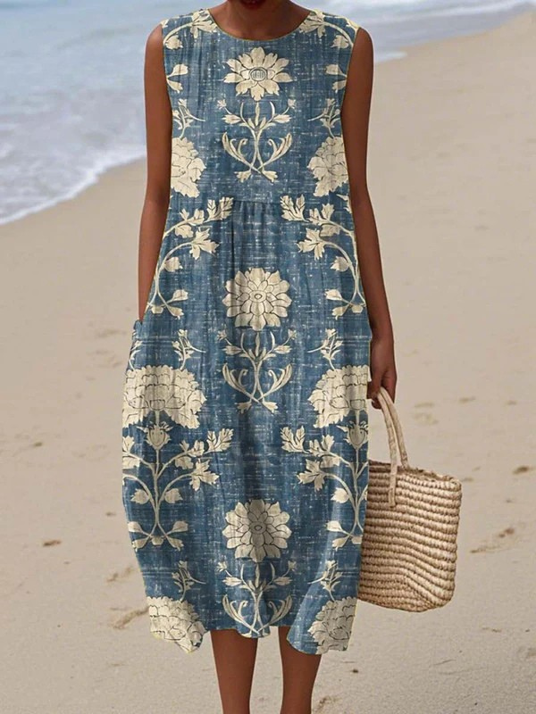 Beth™ | Floral Midi Dress