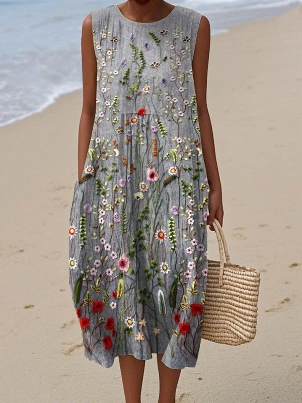 Beth™ | Floral Midi Dress