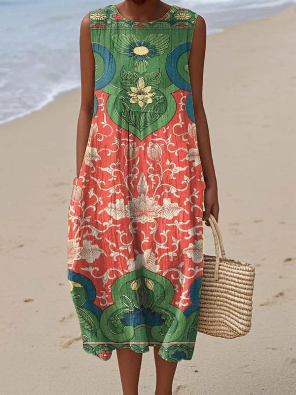 Beth™ | Floral Midi Dress