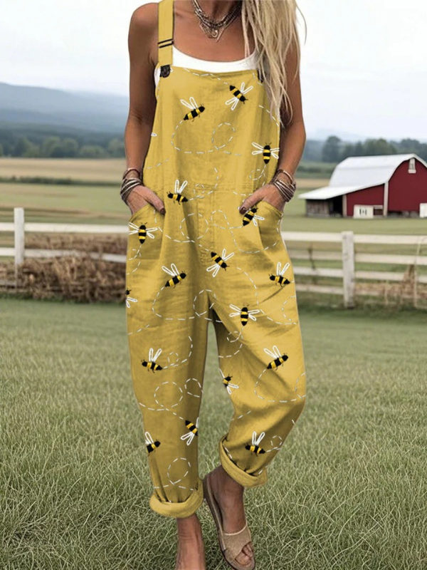 Ava | Honeybee Meadow Jumpsuit