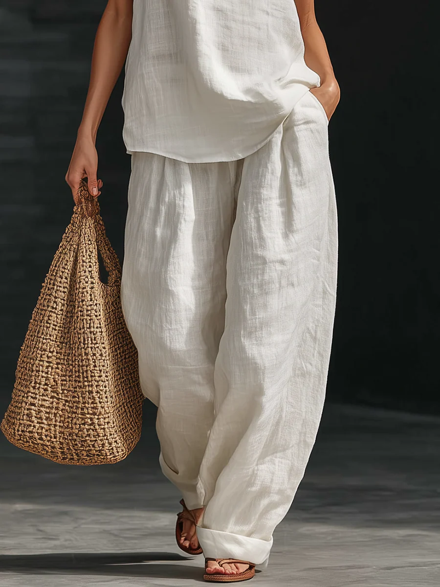 Zoe™ | Sleeveless Top and Wide-Leg Set