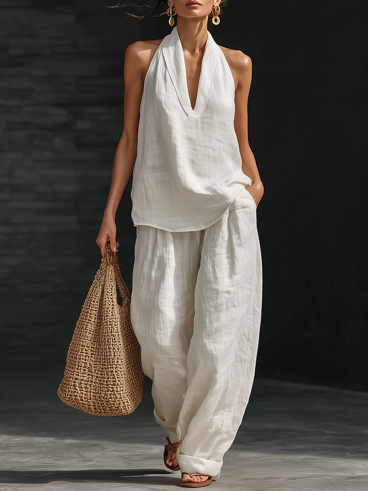 Zoe™ | Sleeveless Top and Wide-Leg Set