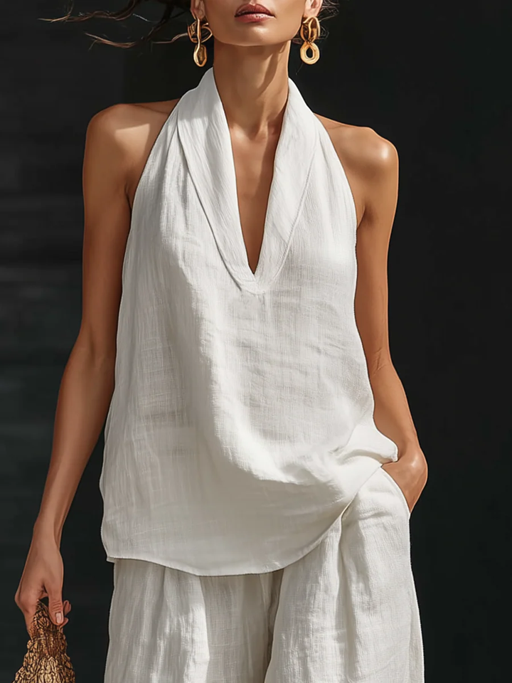 Zoe™ | Sleeveless Top and Wide-Leg Set
