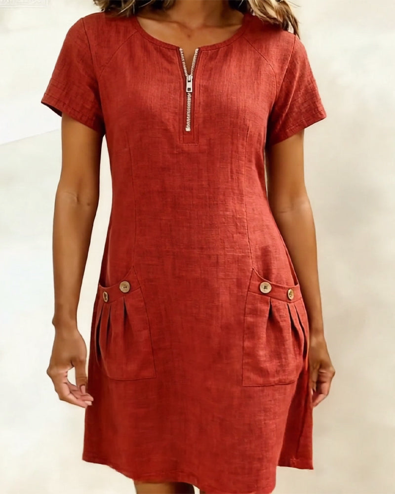 Lina™ | Effortless Everyday Midi Dress