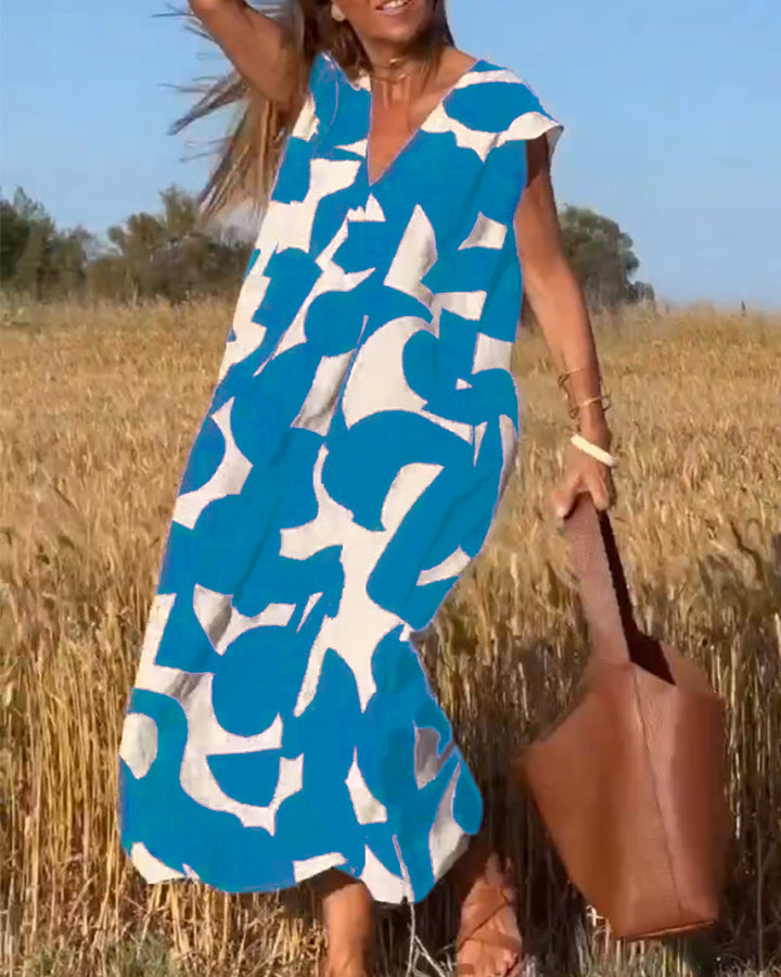 Adeline | Comfortable Abstract Dress