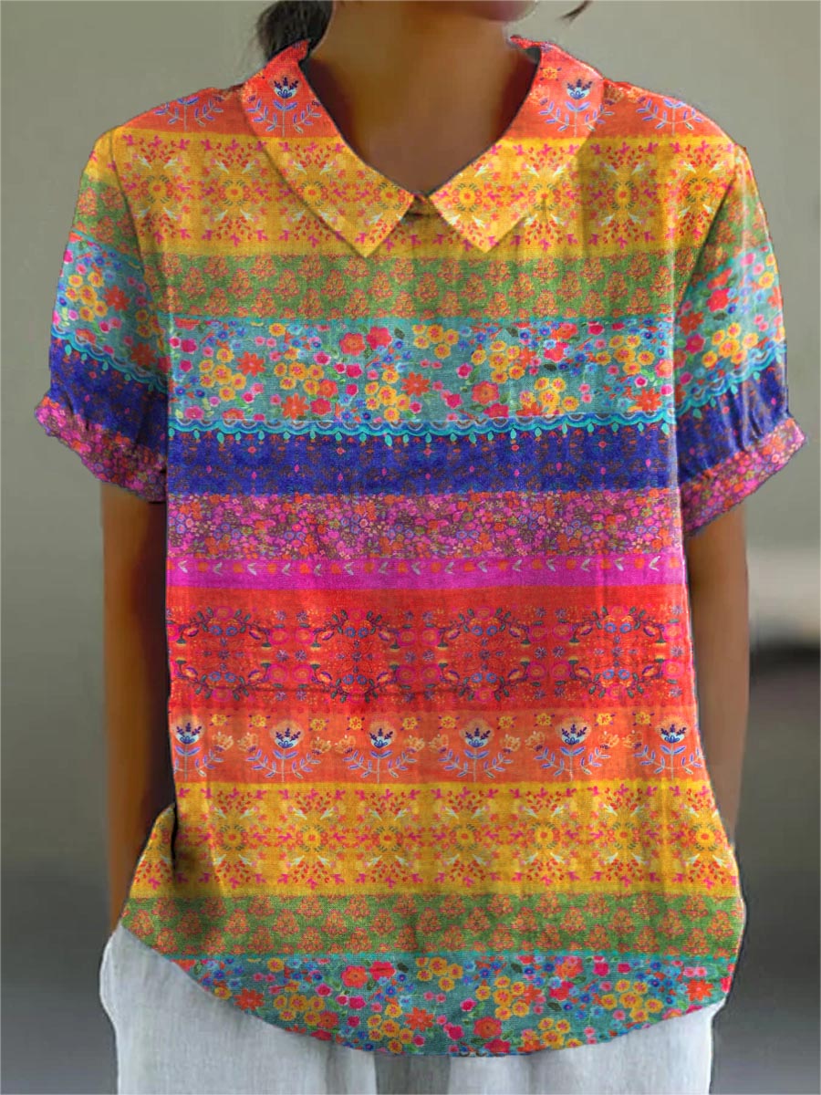 Melisande | Clourful Summer Shirt