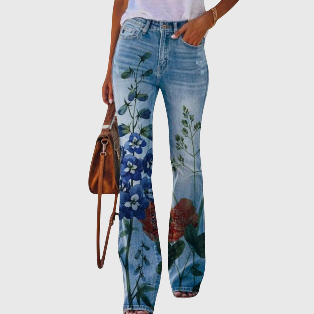 Eliza | Flower Jeans