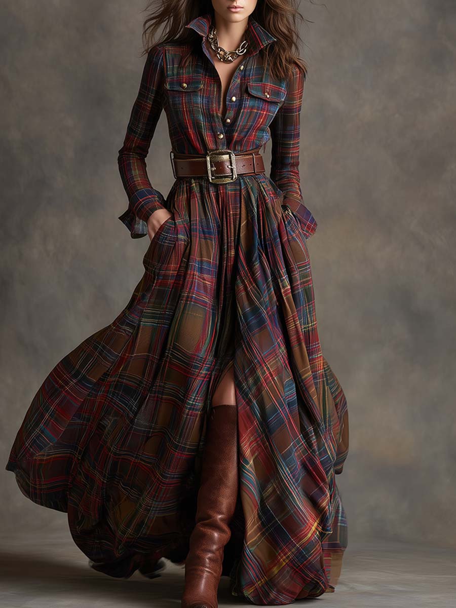 Arlette | Belted Shirt Dress