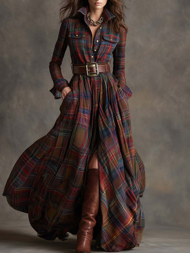 Arlette | Belted Shirt Dress