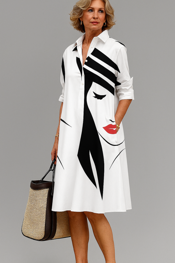 Naomi™ | Elegant Midi Dress