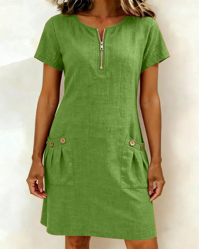 Lina™ | Effortless Everyday Midi Dress