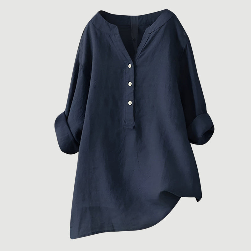Elvie | Comfortable Casual Linen Blouse