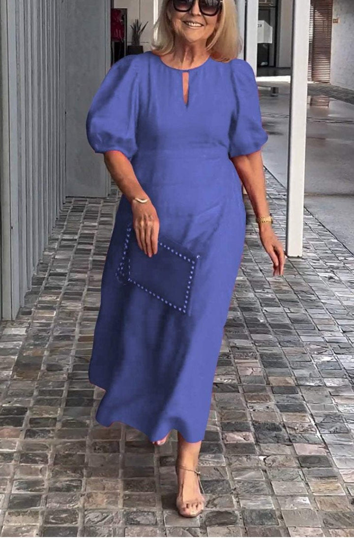 Jullie | Puff-Sleeve Maxi Dress
