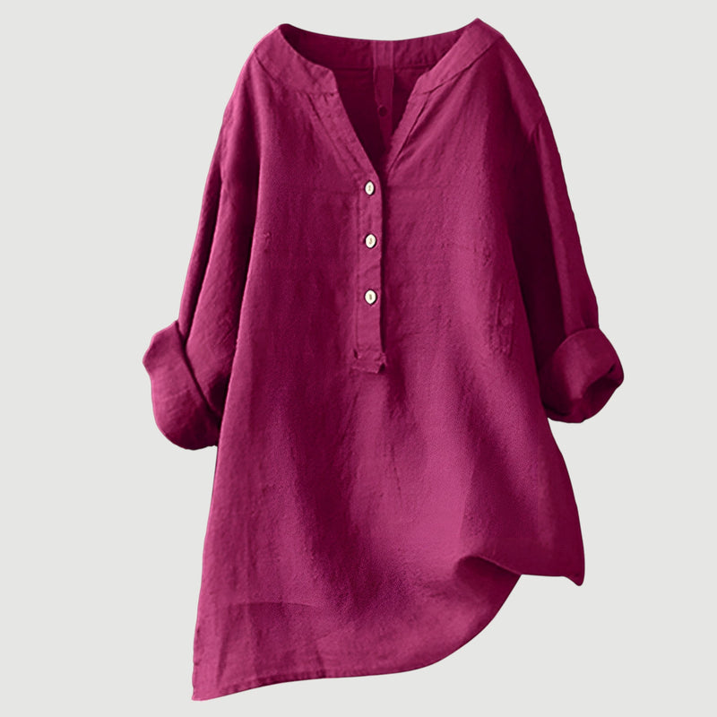 Elvie | Comfortable Casual Linen Blouse