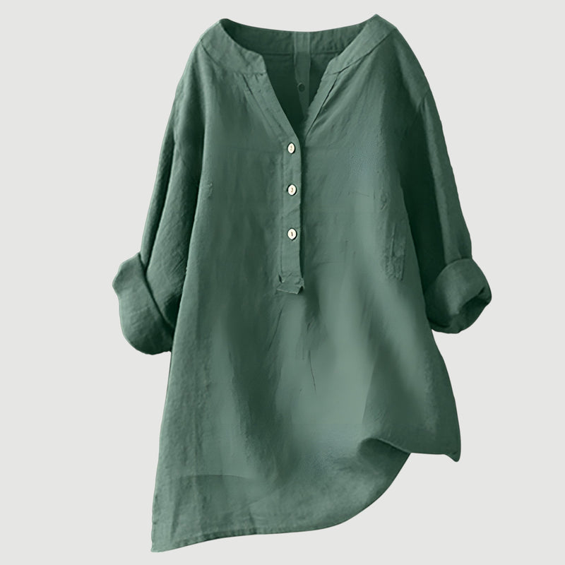 Elvie | Comfortable Casual Linen Blouse