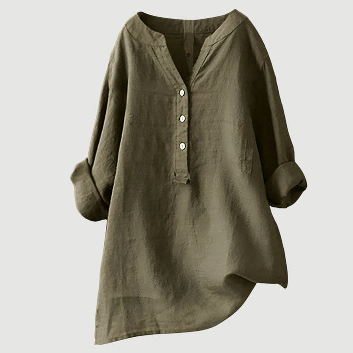 Elvie | Comfortable Casual Linen Blouse