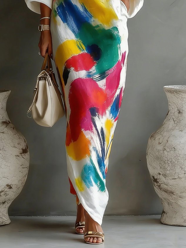 Thea | The One-Shoulder Maxi Dress