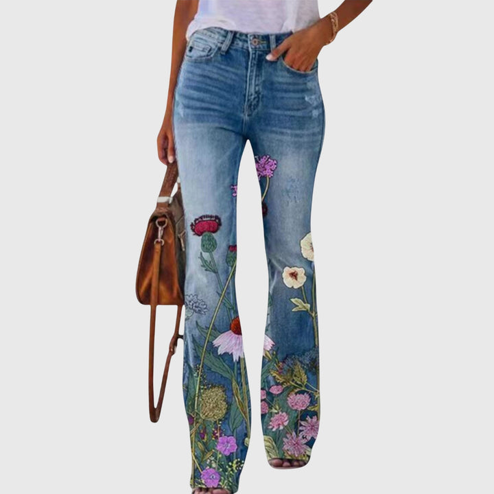 Eliza | Flower Jeans