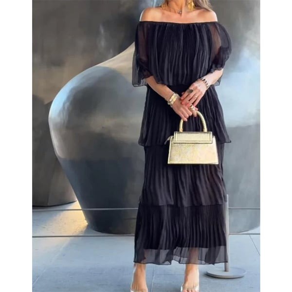 Maine | Off-Shoulder Layered Dress