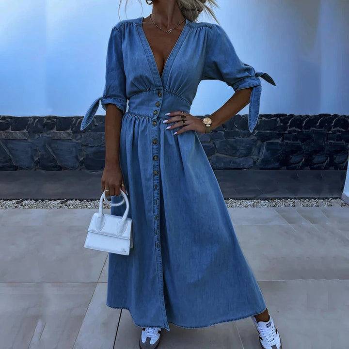 Zarina | Elegant Button Down Dress
