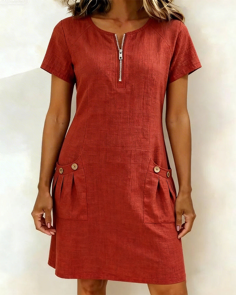 Lina™ | Effortless Everyday Midi Dress