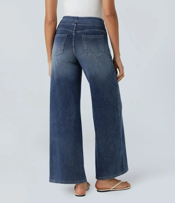 Eva | Comfortable & Stretch High-Waist Trousers