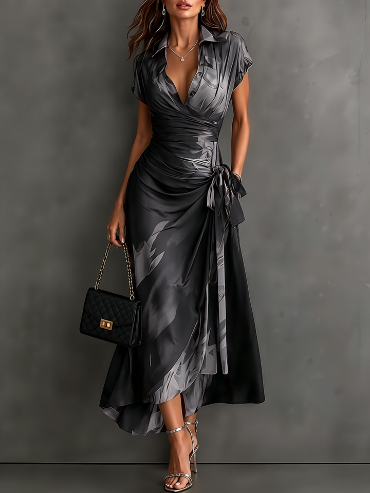 Amelia | Printed Wrap Dress