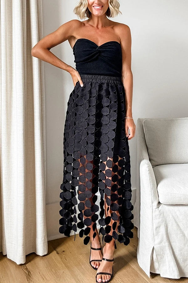 Giselle | Cutwork Two-Piece Maxi Set