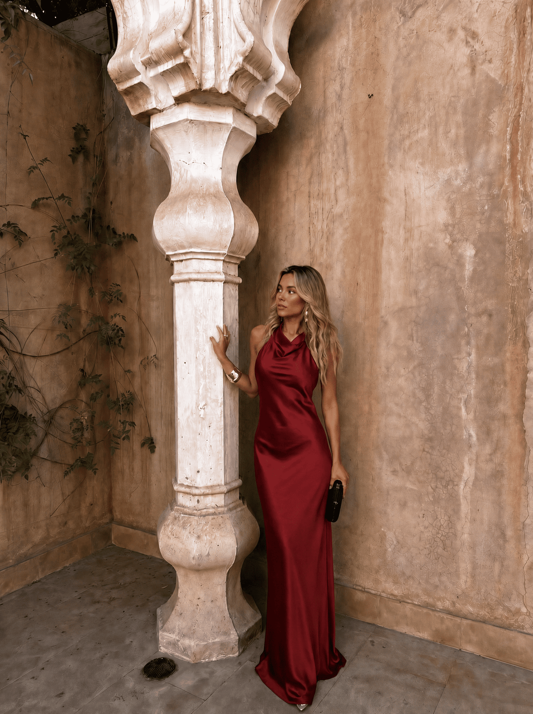 Riad | Warm-Toned Flowing Maxi Dress