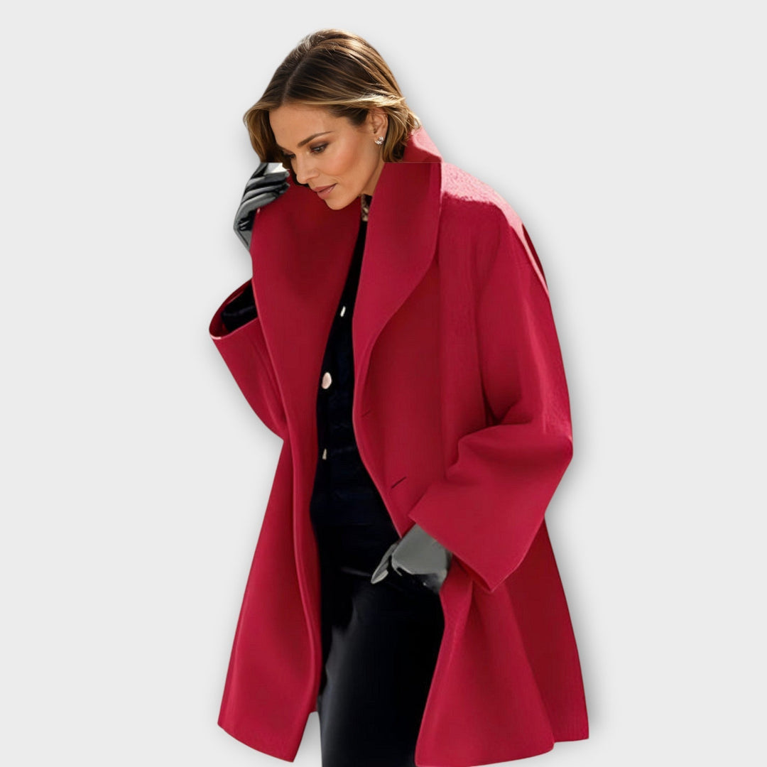 Emma | Oversized Statement Collar Coat