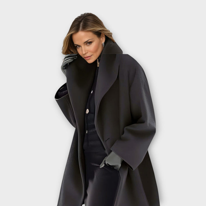 Emma | Oversized Statement Collar Coat