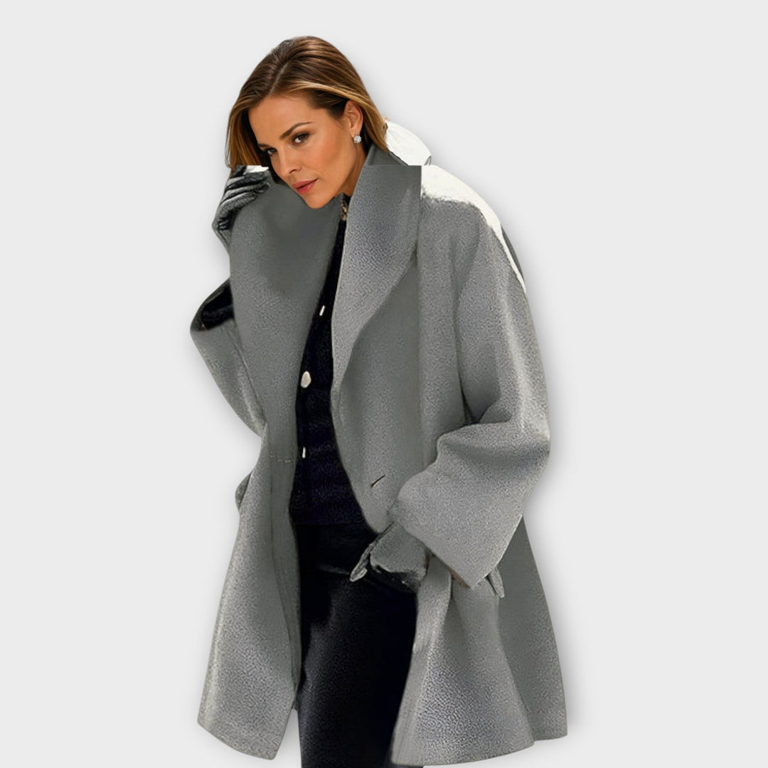 Emma | Oversized Statement Collar Coat