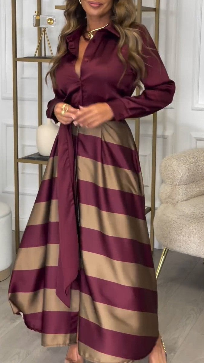 Elin | Sophisticated Striped Dress