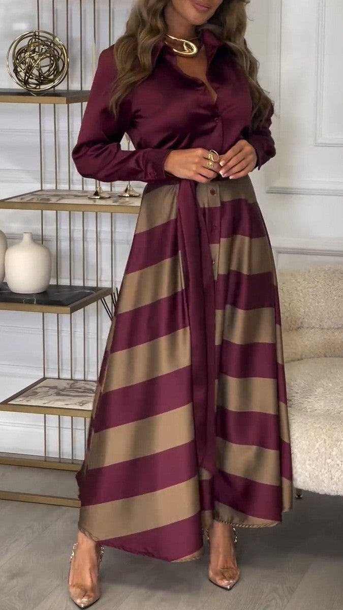 Elin | Sophisticated Striped Dress