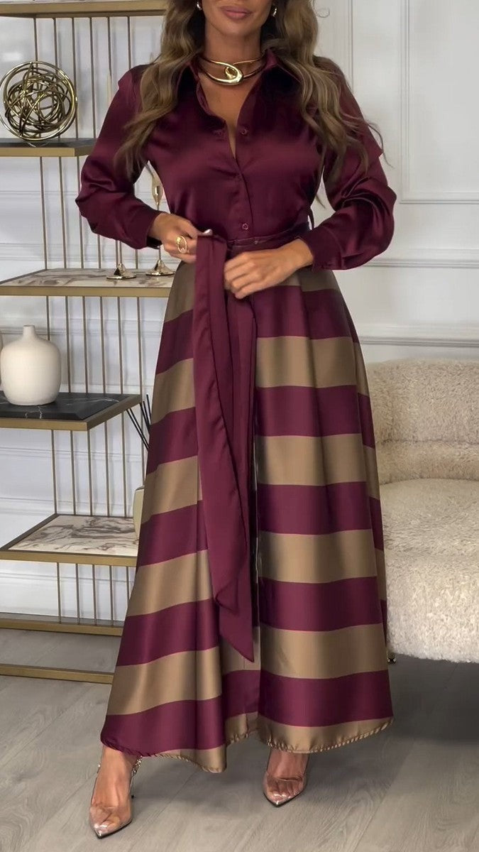 Elin | Sophisticated Striped Dress