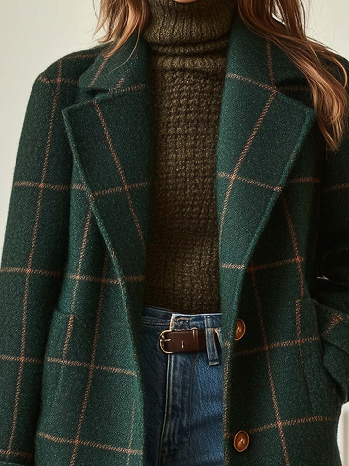 Jennifer | Retro Check Coat