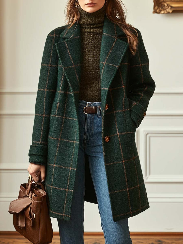 Jennifer | Retro Check Coat