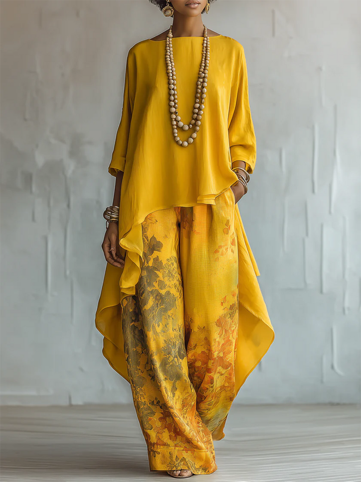 Fiorella | Floral Boho Two-Piece Set