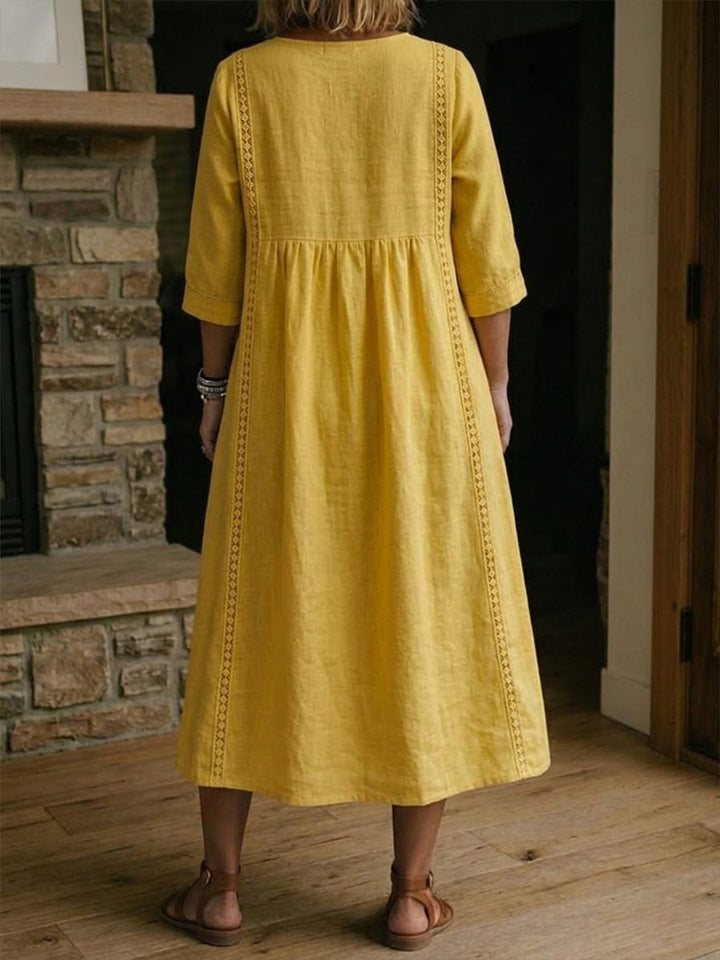 Martha | Patchwork Maxi Dress