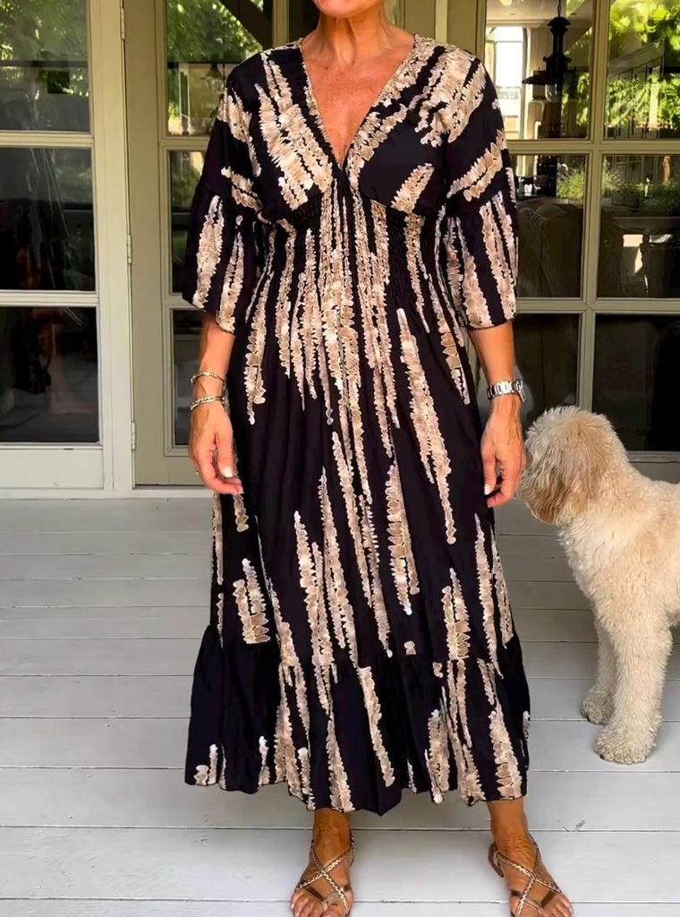 Catrin | Effortless Abstract Dress